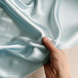 Yardblox Exclusive Luxury Silk Collection Solid Multi Color Non-Stretch 6A Mulberry Silk Charmeuse Satin DS26509 -19 Momme