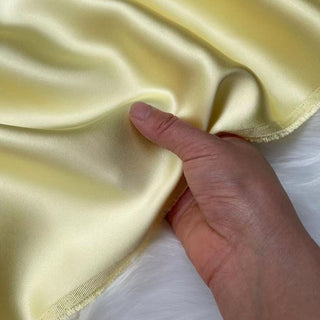 Yardblox Exclusive Luxury Silk Collection Solid Multi Color Non-Stretch 6A Mulberry Silk Charmeuse Satin DS26515 -40 Momme