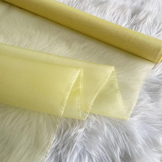 Yardblox Exclusive Luxury Silk Collection Solid Multi Color Non-Stretch Mulberry Silk Organza DS26504 -8 Momme