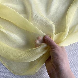 Yardblox Exclusive Luxury Silk Collection Solid Multi Color Non-Stretch Crinkled Mulberry Silk Georgette DS26502 -5 Momme