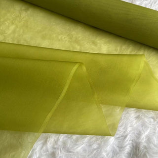 Yardblox Exclusive Luxury Silk Collection Solid Multi Color Non-Stretch Mulberry Silk Organza DS26504 -8 Momme