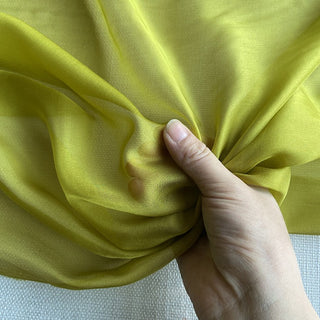 Yardblox Exclusive Luxury Silk Collection Solid Multi Color Non-Stretch Mulberry Silk Chiffon DS26503 -6 Momme