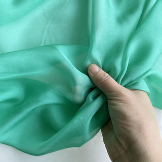 Yardblox Exclusive Luxury Silk Collection Solid Multi Color Non-Stretch Mulberry Silk Chiffon DS26503 -6 Momme