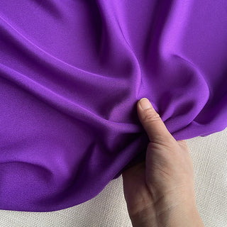 Yardblox Exclusive Luxury Silk Collection Solid Multi Color Non-Stretch Mulberry Silk Crepe De Chine DS26507 -12 Momme