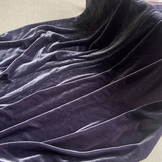 Yardblox Exclusive Luxury Silk Collection Solid Multi Color Non-Stretch Mulberry Silk Velvet DS26516 -40 Momme