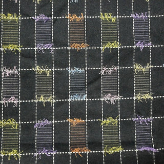 Plaid Cutwork Embroidery Cotton Dobby Jacquard RT01511