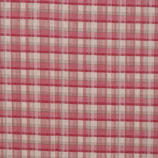 Plaid Salt shrinking / Puckered Washed Cotton Plain Woven RT01518