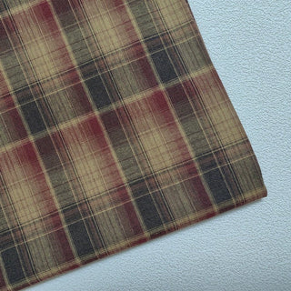 Plaid Cotton Plain Woven RT01523