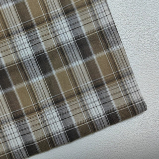 Plaid Cotton Plain Woven RT01523
