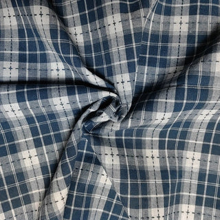 Plaid Cotton Dobby Jacquard RT01533