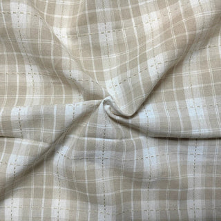 Plaid Cotton Dobby Jacquard RT01533