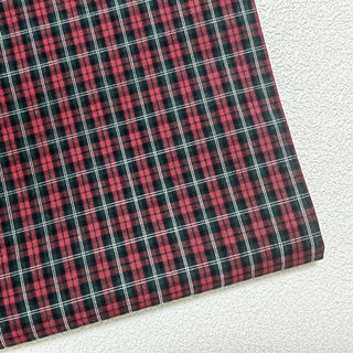 Plaid Cotton Plain Woven RT01535