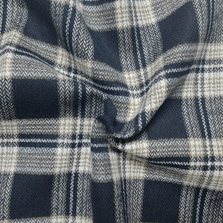 Plaid Peached Cotton Twill RT01536