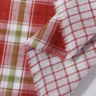 Plaid Cotton Double Gauze RT01543
