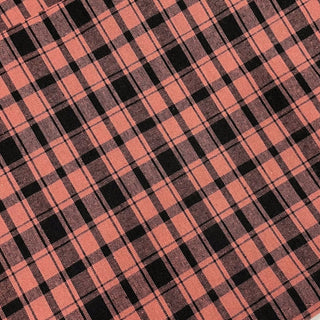 Plaid Cotton Plain Woven RT01556