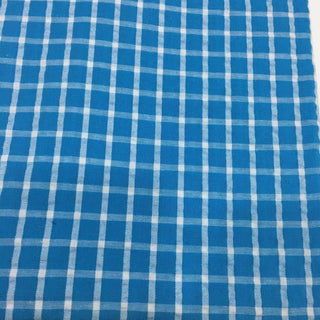 Gingham Cotton Polyester Seersucker RT01559