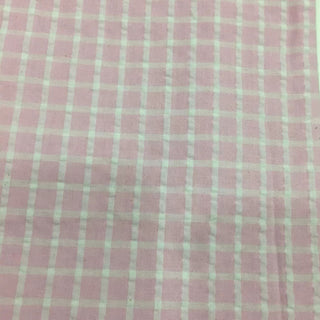 Gingham Cotton Polyester Seersucker RT01559
