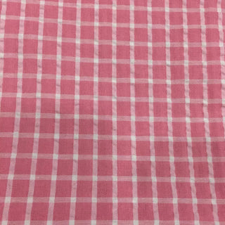 Gingham Cotton Polyester Seersucker RT01559