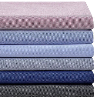 Solid Easy Care Combed Cotton Oxford Chambray RT-OX01601 - 57 Colors Available
