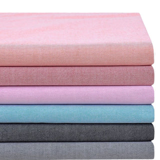 Solid Easy Care Combed Cotton Oxford Chambray RT-OX01602 - 24 Colors Available