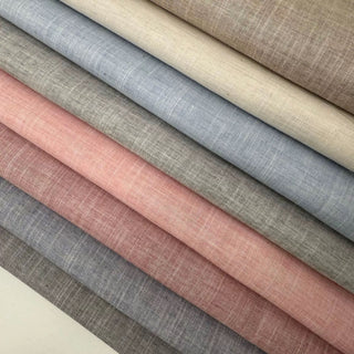 Solid Slub Washed Cotton Oxford Chambray RT-OX02601 - 8 Colors Available