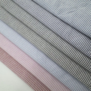 Stripes Washed Cotton Oxford Chambray RT-OX02606 - 6 Colors Available