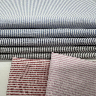 Stripes Washed Cotton Oxford Chambray RT-OX02606 - 6 Colors Available