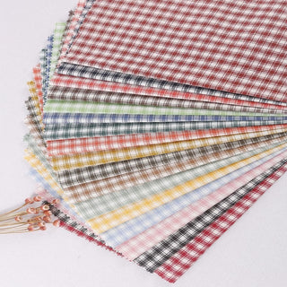 Gingham Washed Cotton Plain Woven Woven RT01510