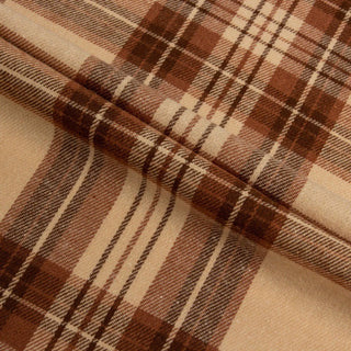 Plaid Easy Care Peached Cotton Twill RT01519