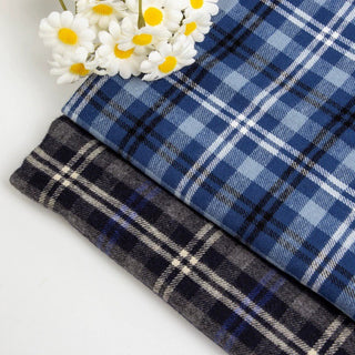 Plaid Easy Care Peached Cotton Twill RT01520