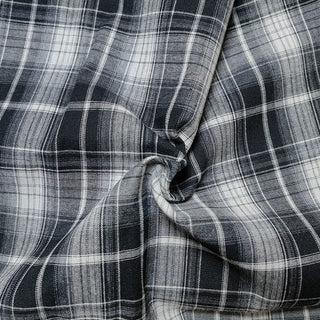 Plaid Cotton Plain Woven Woven RT01523