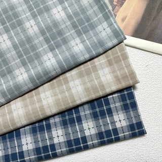 Plaid Cotton Dobby Jacquard RT01533