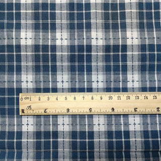Plaid Cotton Dobby Jacquard RT01533