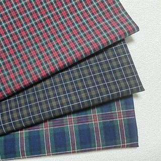 Plaid Cotton Plain Woven RT01535