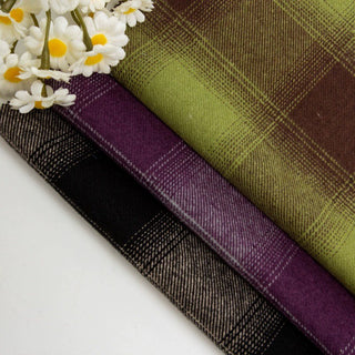 Plaid Easy Care Cotton Flannel RT01539 - 3 Colors Available