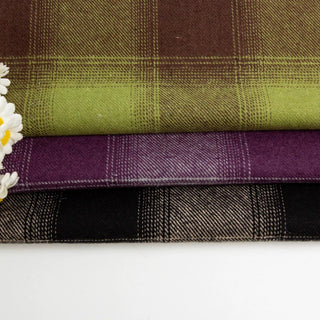 Plaid Easy Care Cotton Flannel RT01539 - 3 Colors Available