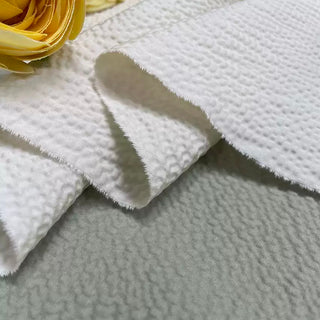 Made in Japan Solid Salt shrinking / Puckered Pima Cotton Seersucker RT01563 - 10 Colors Available