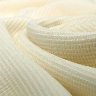 Solid Polyester Wool Waffle RT04607 - 7 Colors Available