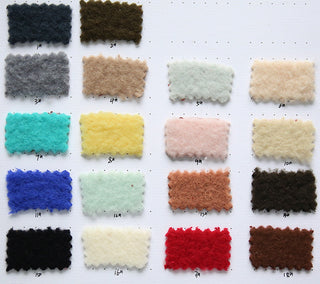 Solid Back Brushed Cotton Wool Fleece RT04613 - 18 Colors Available