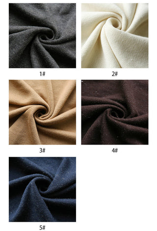 Solid Wool Nylon French Terry RT04615 - 5 Colors Available
