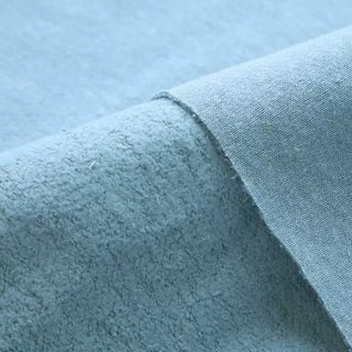 Solid Back Brushed Hemp Organic Cotton Fleece RT04617 - 9 Colors Available