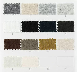 Solid Cotton Hemp Rib 2x2 RT04619 - 14 Colors Available