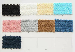 Solid Textured Back Hemp Cotton French Terry RT04621 - 9 Colors Available