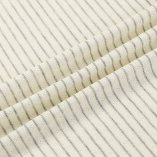 Stripes Polyester Viscose Pointelle RTSP608 - 8 Colors Available