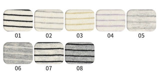 Stripes Polyester Viscose Pointelle RTSP608 - 8 Colors Available