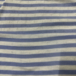 Stripes Viscose Polyester Pointelle RTSP611 - 19 Colors Available