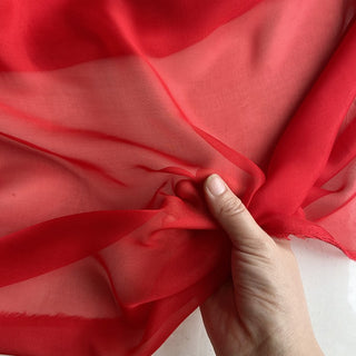 Yardblox Exclusive Luxury Silk Collection Solid Multi Color Non-Stretch Mulberry Silk Chiffon DS26503 -6 Momme