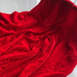 Yardblox Exclusive Luxury Silk Collection Solid Multi Color Non-Stretch Mulberry Silk Velvet DS26516 -40 Momme