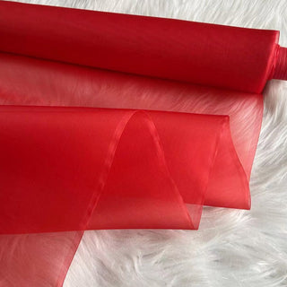 Yardblox Exclusive Luxury Silk Collection Solid Multi Color Non-Stretch Mulberry Silk Organza DS26504 -8 Momme