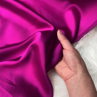 Yardblox Exclusive Luxury Silk Collection Solid Multi Color Non-Stretch 6A Mulberry Silk Charmeuse Satin DS26514 -30 Momme